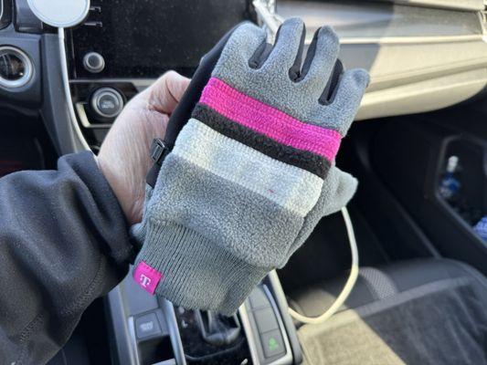 T-Mobile Tuesday nice gloves