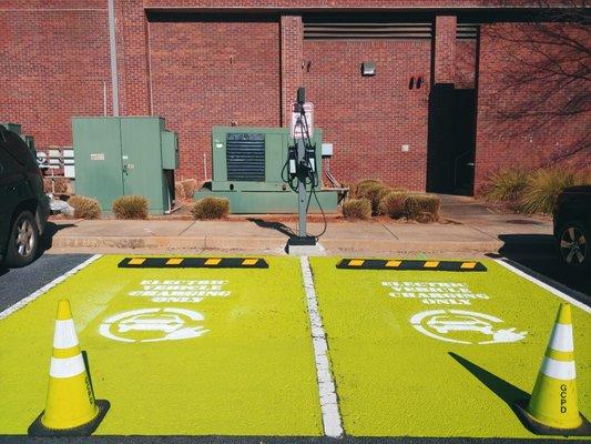 Electric Vehicle Charging Stations.