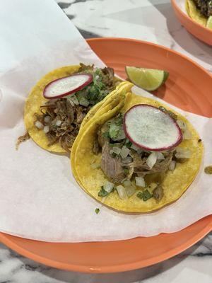 Asada and birria tacos