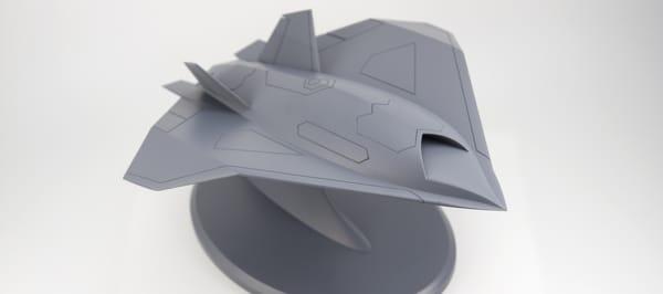 UCAV model for the film Green Lantern. Primed and finished.