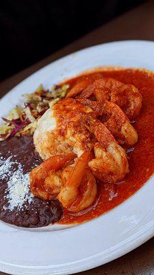 Shrimp Diabla (Really spicy )