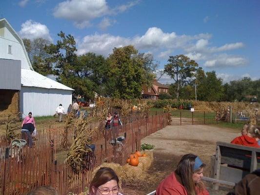 On the hayride