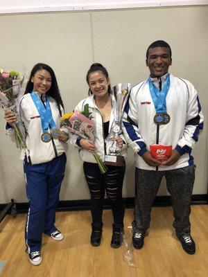 Getting recognized at Hercules High School for their Team USA wins in Italy 2018