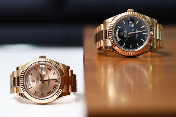 What's your favorite precious metal Rolex? Some of our rose gold options here with these & more available now