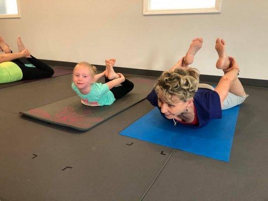 Grandma and ME YOGA!!