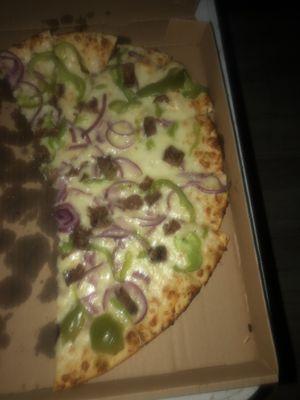 Philly Steak and Cheese Pizza