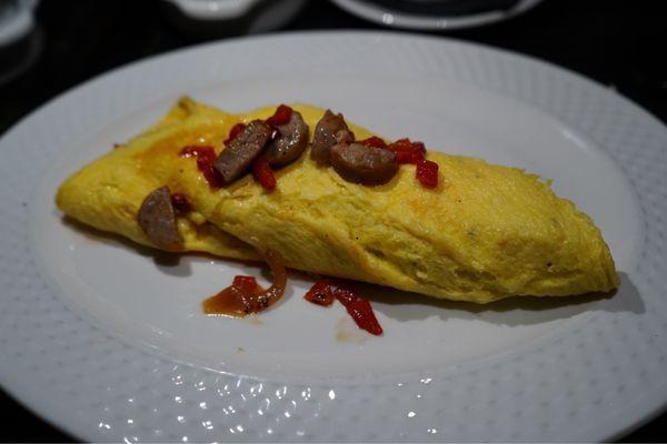 Sausage omelette