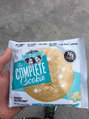 Apparently these protein cookies are really bad for your health.. -_- Tastes like crap too..