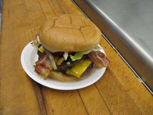 Bacon cheeseburger!