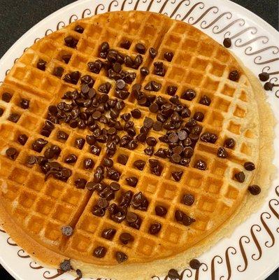 Chocolate chip waffle