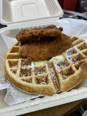 Chicken and waffle