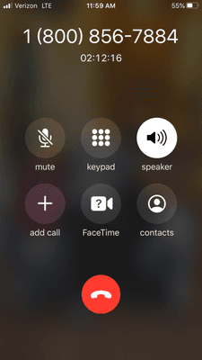 Just one of many calls waiting over 2 hours.