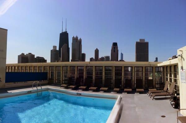 Rooftop pool