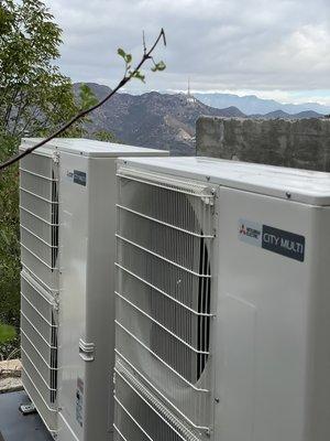 Mitsubishi Heat Pump condensers