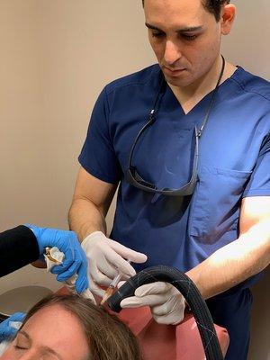 Dr. Mazloom Treats Hair Loss using the Newest technologies