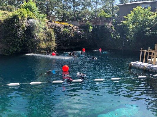 Open Water Certification at the Blue Grotto