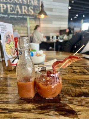 Bloody Mary with bacon