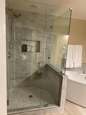 New master shower