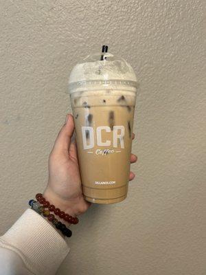 24 oz Iced Vanilla Bean Latte