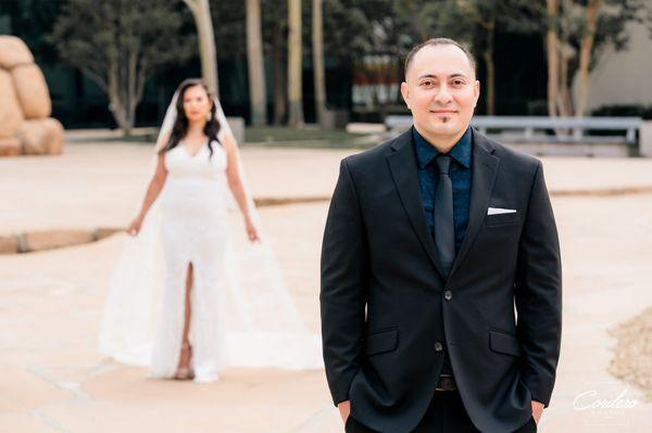 Noguchi Garden, Costa Mesa Wedding