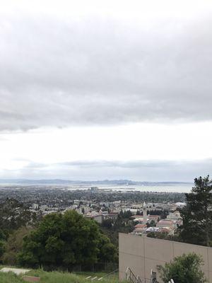 View from outside the cafeteria