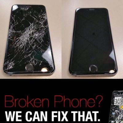 We fix your broken phone while you wait...