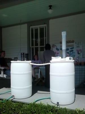 Rain barrels - - they explained and showed me how to use them at my house. Very helpful this dry summer!