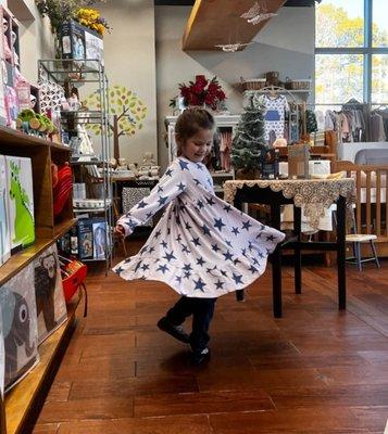 Bamboo twirl dresses