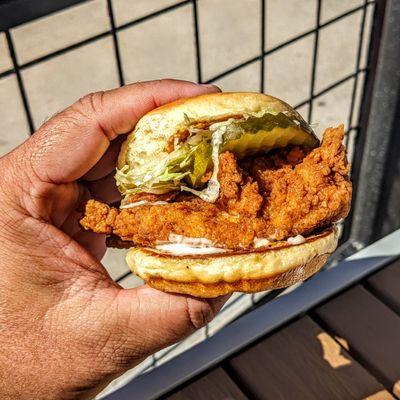 Famous Fried Chicken slider.