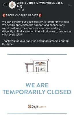 As of 10/18, temporarily closed :(