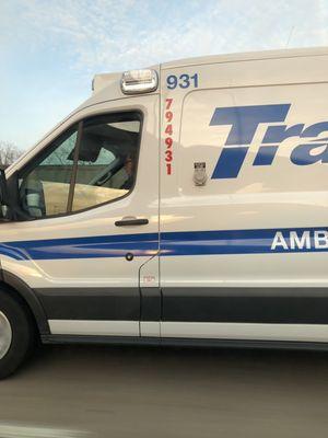 As we all can see here this emt is TEXTING AND DRIVING ON THE TOLLWAY. Not to mention there is a patient in the back!!!!!!!!!