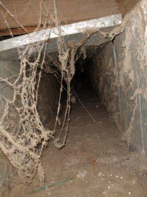 Dirty air ducts can be avoided with regular cleanings by our HVAC professionals