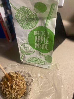 Walnut caramel apple