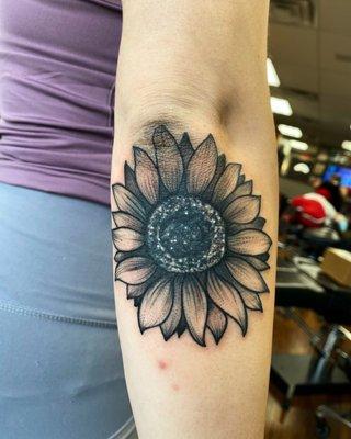 Sunflower tattoo