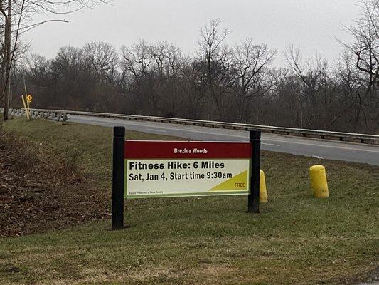 Sign for Fitness hike on January 4, 2025