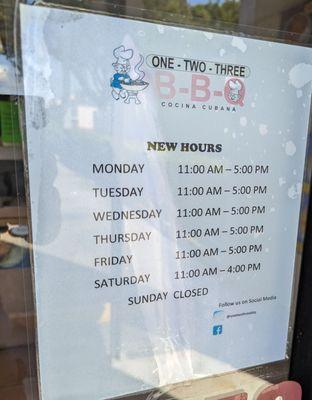 Store hours