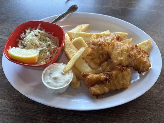 Alaskan Cod Fish & Chips