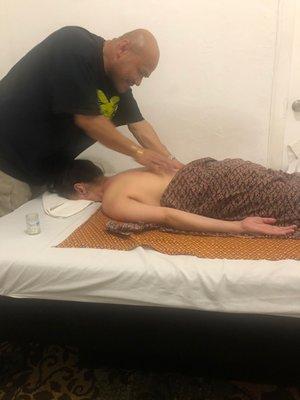 Real Lao-Thai massage. Pong is a former monk.