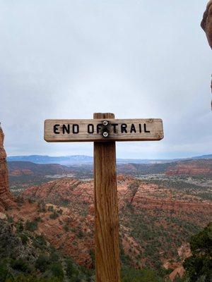 Top of the Cathedral Rock hike