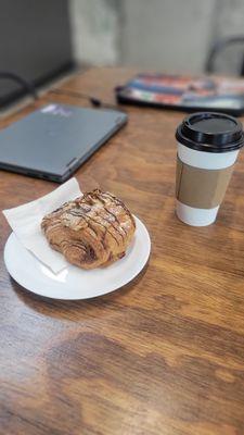 Chocolate almond croissant