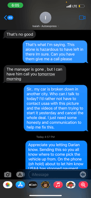 Bad customer service, no concern for customer