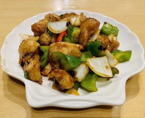 Fish fillet with black bean sauce