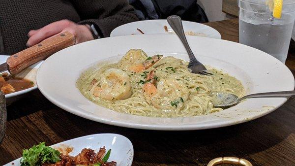 Pappardelle al pesto