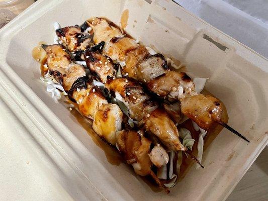 Chicken skewers