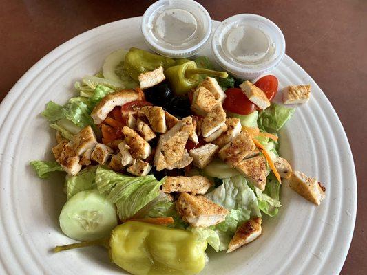 Greek chicken salad