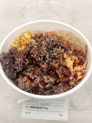 BBQ Beef Cupbop