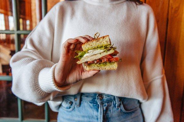 Grilled Chicken Caprese Sandwich