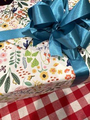 Beautiful gift wrap