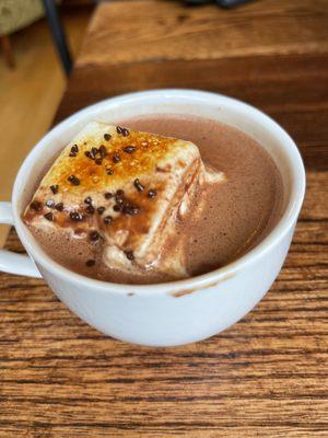 Semisweet hot chocolate