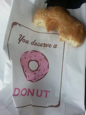 Hell ya I do deserve a donut, cause this is the best ever!